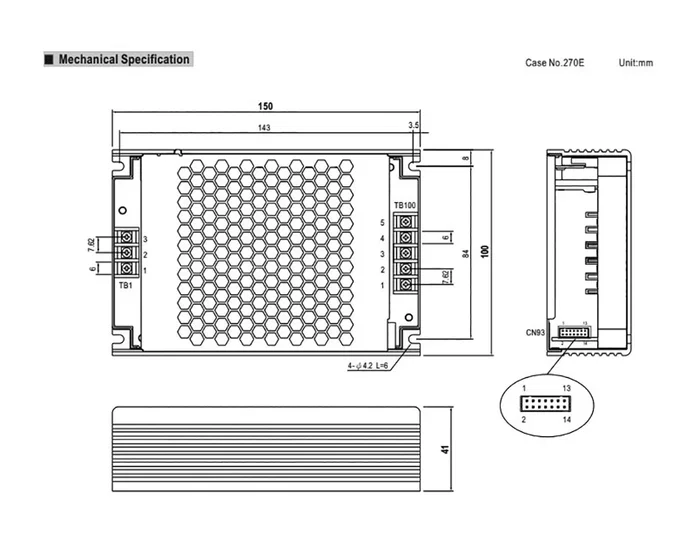 MEAN WELL VFD-750C-230 Controlador de Motor DC 750W 3A MEAN WELL VFD-750C-230 Controlador de Motor DC 750W 3A
