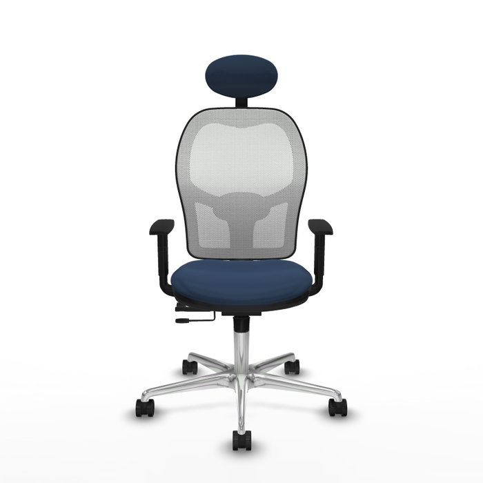 PIQUERAS Y CRESPO Silla de oficina Jorquera Azul marino y Blanco PIQUERAS Y CRESPO Silla de oficina Jorquera Azul marino y Blanco