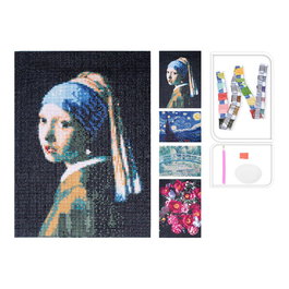 Basics 492100230 Manualidad de Diamantes de Plástico Viejos Maestros 30x40cm