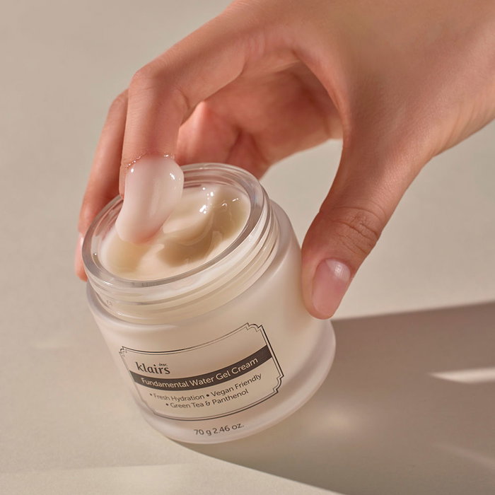 Klairs FUNDAMENTAL WATER gel cream 70 gr Tratamiento Facial Hidratante Crema Gel Piel MixtaGrasa Vegano