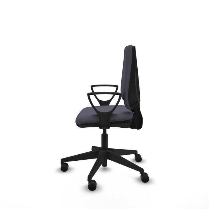 PIQUERAS Y CRESPO Silla de oficina Elche Gris oscuro con Brazos Fijos PIQUERAS Y CRESPO Silla de oficina Elche Gris oscuro con Brazos Fijos