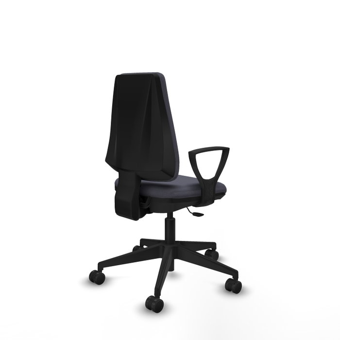 PIQUERAS Y CRESPO Silla de oficina Elche Gris oscuro con Brazos Fijos PIQUERAS Y CRESPO Silla de oficina Elche Gris oscuro con Brazos Fijos
