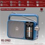 SAMI Radio Sami AC/DC 2 bandas ruedas XL gris
