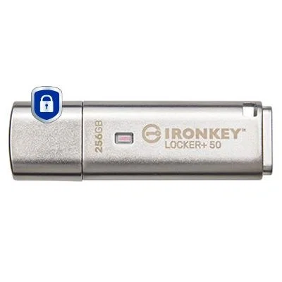 Kingston IronKey Locker+ 50 256GB USB 3.2 Gen 1 Kingston IronKey Locker+ 50 256GB USB 3.2 Gen 1