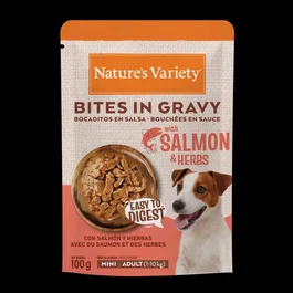 Affinity Nature'S V Dog Wet Bites Mini Salmon & Hierbas 24x100 gr