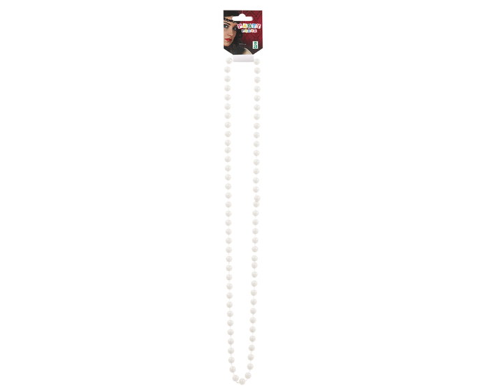 Atosa Collar Perlas 160 cm Blanco
