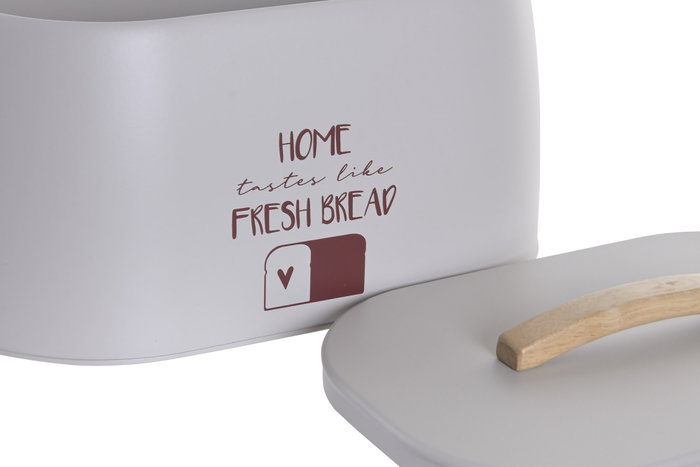 DKD Home Decor Panera Metal y Madera de Hevea Beige DKD Home Decor Panera Metal y Madera de Hevea Beige