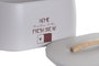 DKD Home Decor Panera Metal y Madera de Hevea Beige