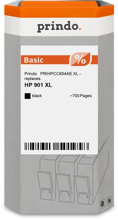 Prindo Cartucho de tinta negro Basic XL PRIHPCC654AE Prindo Cartucho de tinta negro Basic XL PRIHPCC654AE
