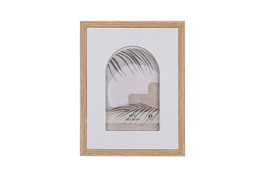 DKD Home Decor Marco de Fotos 10x15 MDF Blanco para Pared
