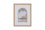DKD Home Decor Marco de Fotos 10x15 MDF Blanco para Pared