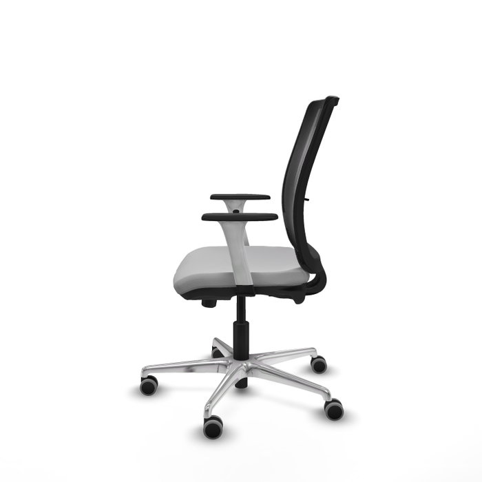 PIQUERAS Y CRESPO Silla de oficina Haches Gris claro y Negro PIQUERAS Y CRESPO Silla de oficina Haches Gris claro y Negro