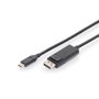 Digitus Cable Adaptador USB-C a DisplayPort 2m Negro