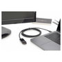 Digitus Adaptador USB-C a DisplayPort Macho Cable 2m - 32.4 Gbit/s, 4K Ultra HD 3840x2160 60Hz, Negro