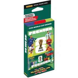 Panini FIFA WORLD CUP 26™ TCG - Paquete Premium con 4 Cartas Especiales + 1 Carta de Edición Limitada - PAN8051708033373