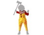 Disfraz Payaso Infantil Amarillo con Mono y Cuello Rojo - 3-4 Años Halloween