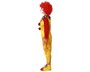 Disfraz Payaso Infantil Amarillo con Mono y Cuello Rojo - 3-4 Años Halloween