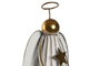 DKD Home Decor Ángel Decoración Metal Envejecido Blanco y Dorado