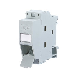 METZ CONNECT REGplus Adaptador de carril de montaje para módulos E-DAT Gris