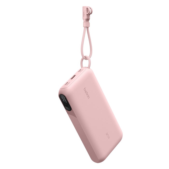Belkin Powerbank con pantalla 20W 20.000mAh USB-C Rosa BPB028hqPK