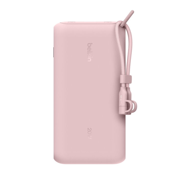 Belkin Powerbank con pantalla 20W 20.000mAh USB-C Rosa BPB028hqPK