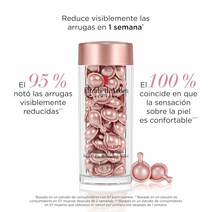 Elizabeth Arden Retinol + HPR Ceramide Capsules Rapid Skin Renewing Serum 90 Cápsulas Elizabeth Arden Retinol + HPR Ceramide Capsules Rapid Skin Renewing Serum 90 Cápsulas
