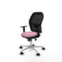 PIQUERAS Y CRESPO Silla de oficina Jorquera Rosa y Negro