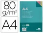 Liderpapel Papel Color A4 80gr Paquete 100 Hojas 4 Colores Surtidos