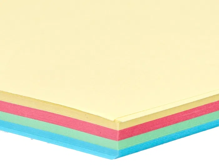 Liderpapel Papel Color A4 80gr Paquete 100 Hojas 4 Colores Surtidos