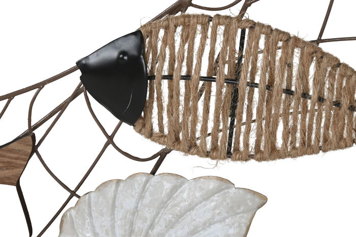 DKD Home Decor Consola Atlantico Natural Multicolor 108 x 37 x 80 cm