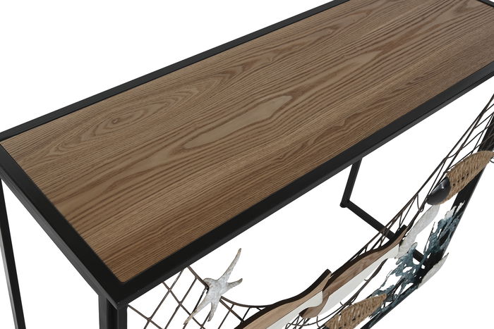 DKD Home Decor Consola Atlantico Natural Multicolor 108 x 37 x 80 cm