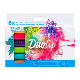 Ecoline Ecoline Duotip estuche Botánico de 6 colores