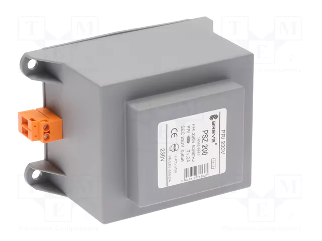 BREVE TUFVASSONS Transformador de red 200VA 230V 230V AC