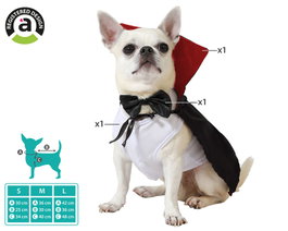 Atosa Disfraz para Mascota Vampiro Talla S