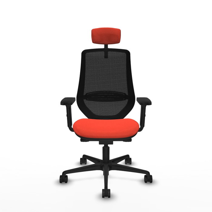 PIQUERAS Y CRESPO Silla de oficina Mardos Naranja oscuro y Negro