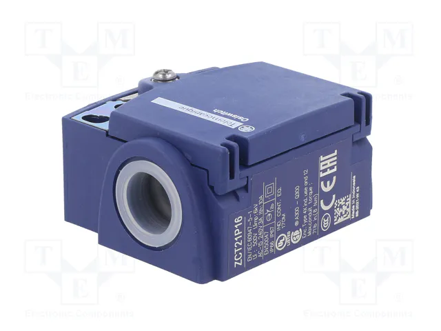 TELEMECANIQUE SENSORS Interruptor de fin de carrera XCKT2102P16 con roldana metálica Ø11,6mm