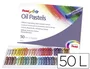 PENTEL Estuche de 50 Pasteles de Aceite Surtidos