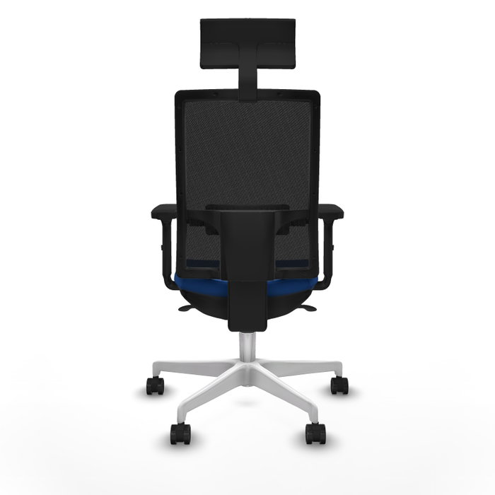 PIQUERAS Y CRESPO Silla de oficina Horna con mecanismo Sincro, Azul y Negro
