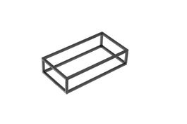 Leone Soporte Buffet GN 1/3 Negro 32,5x17,6x8 cm Metal Cromado