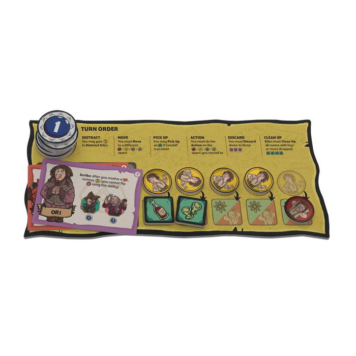 Hobbit An Unexpected Party El juego de tablero *Version Inglés*