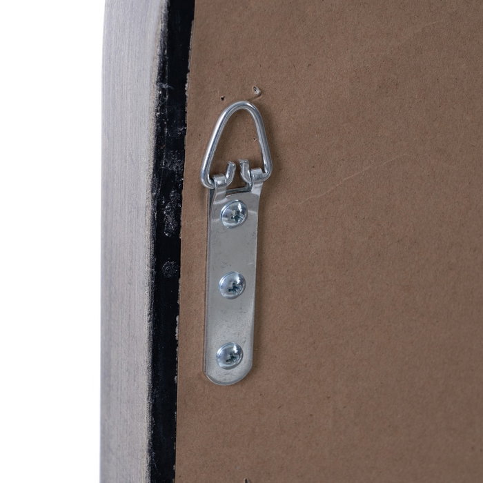 Espejo Natural Pu/Cristal Decoración 106 X 94 X 5 cm