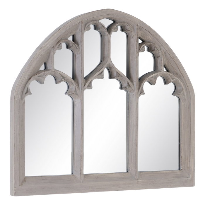 Espejo Natural Pu/Cristal Decoración 106 X 94 X 5 cm