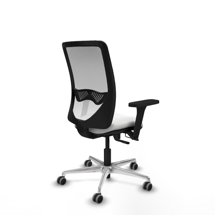 PIQUERAS Y CRESPO Silla de oficina Zulema Blanca con mecanismo Sincro/Traslack y Brazos 3D PIQUERAS Y CRESPO Silla de oficina Zulema Blanca con mecanismo Sincro/Traslack y Brazos 3D