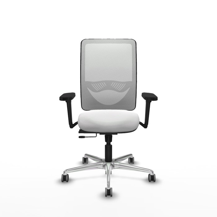 PIQUERAS Y CRESPO Silla de oficina Zulema Blanca con mecanismo Sincro/Traslack y Brazos 3D PIQUERAS Y CRESPO Silla de oficina Zulema Blanca con mecanismo Sincro/Traslack y Brazos 3D
