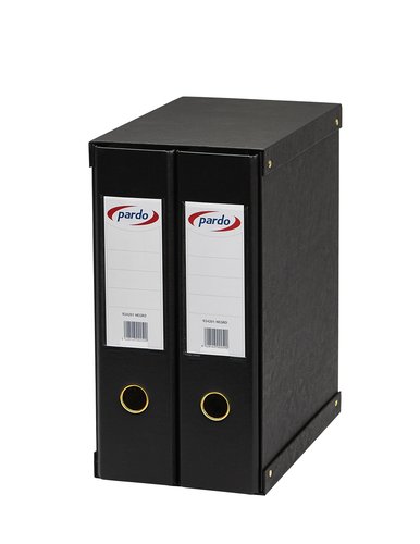 Pardo Módulo de 2 archivadores de palanca Folio, 70 mm, negro Pardo Módulo de 2 archivadores de palanca Folio, 70 mm, negro