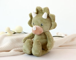 KioKids Peluche Dinosaurio Suave para Bebés +0 Meses Verde Poliester