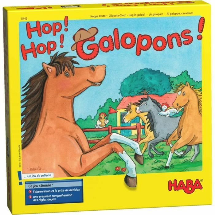 Haba ¡Salta! ¡Salta! ¡A galopar! Haba ¡Salta! ¡Salta! ¡A galopar!