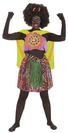 Creaciones Llopis Disfraz Adulto Africana Selva Talla L