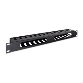 Inter-Tech Panel guíacables 1U - Negro (48.3 cm)