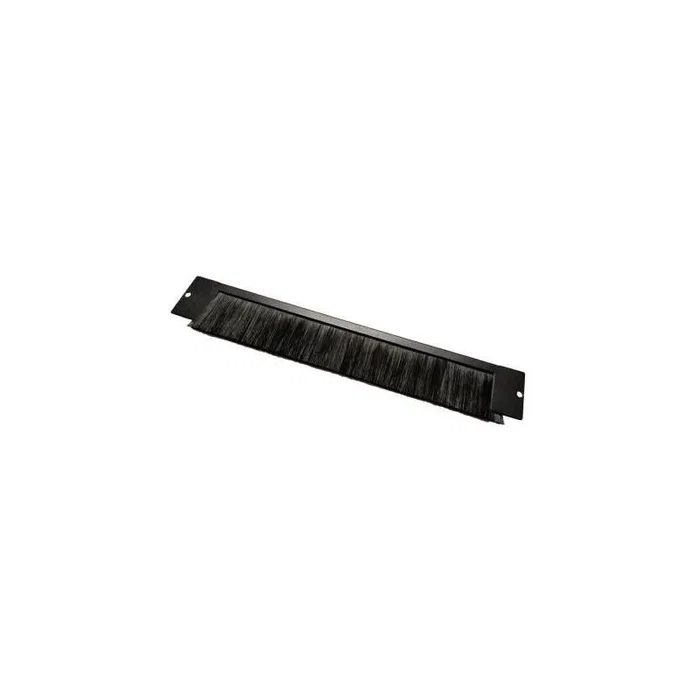 Phasak Panel guiacables con cepillo negro para racks